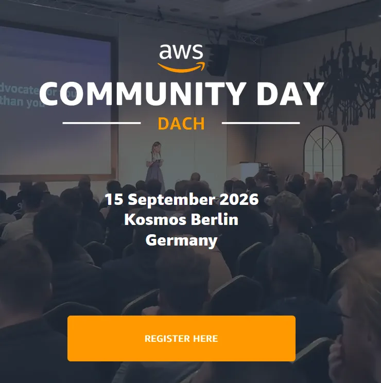 Community Day DACH 2026 is free to attend - Register yourself if you want to join us on Sep 15th in Berlin