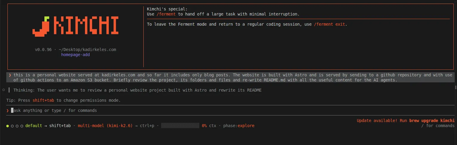 Surprisingly kimchi.dev was better at delivering the tasks compared to major AI development tools