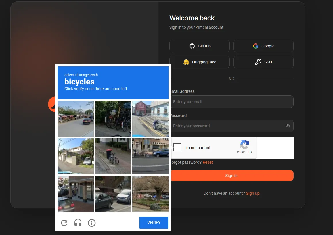 kimchi.dev is a smooth tool to use, but a difficult one to log in