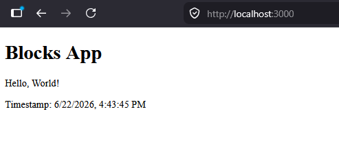 Bare template of AWS Blocks is much better to build something of your own